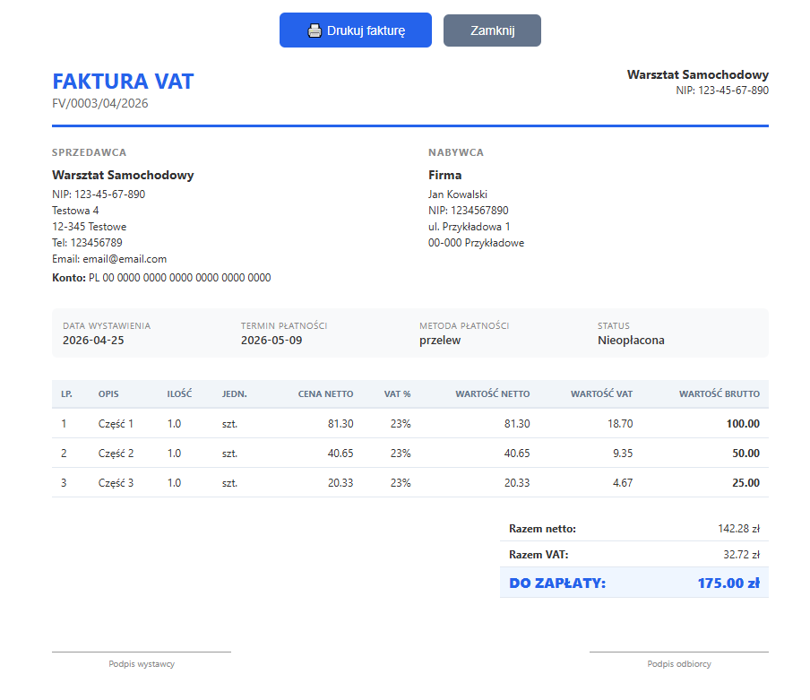 Faktura VAT